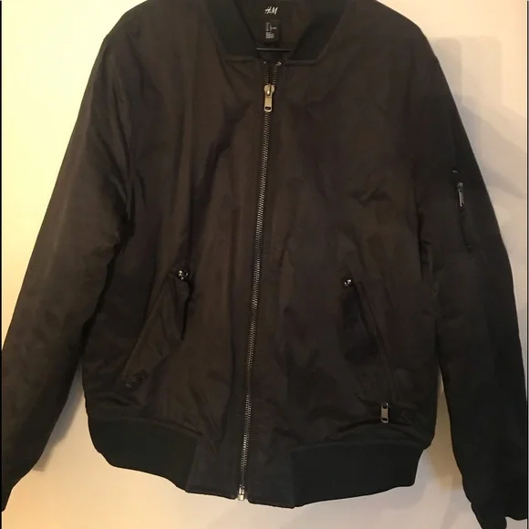 H&M Jackets Coats Mens Bomber Jacket Poshmark